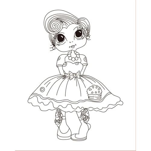 10x8 Girl dancing Transparent Clear Silicone Stamp Seal for DIY scrapbooking photo album Decorative clear stamp