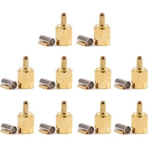 Areyourshop Sma Male Connector Jack RG174 RG316 RG 174 316 LMR100 Cable