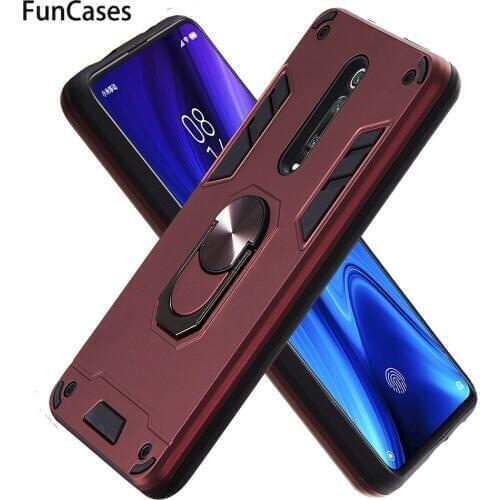 Armor Cases For ajax Redmi K20 Pro Magnetic Finger Hard PC Cover Fitted Case sFor Protect Redmi estuche Mi9T Mi9 Pro K20 Ajax