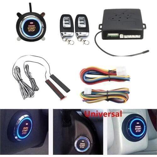Car parts Alarm Car Engine Push Start Button Rfid Lock Ignition Starter Keyless Entry Start Stop Immobilizer Anti-Theft System