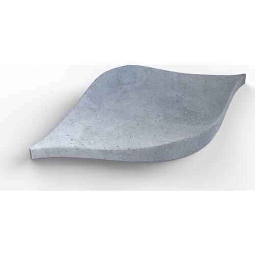 Cement wall brick Silicone mold Wavy splice design wall decoration brick background plaster mechanism Wall brick silicone molds