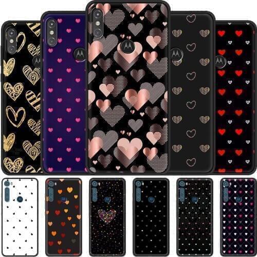 Case for Motorola Moto G9 Play One Fusion Plus G8 Power Lite Soft Cover Hype G Stylus E6s E7 Phone Funda Animal Cute Love Heart