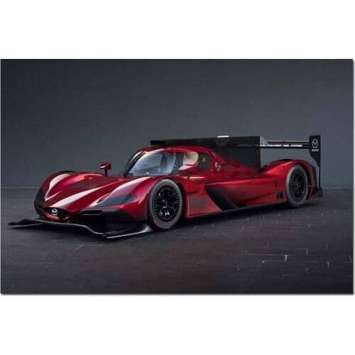 Mazda RT24 P Racecar Wallpaper Decorative Posters and Prints Canvas Wall Art Modern Painting for Home Decor