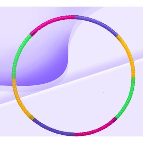 6/7/8 parts removable sports ring color gymnastics ring childrens fitness ring plastic massage decomposable gymnastics ring