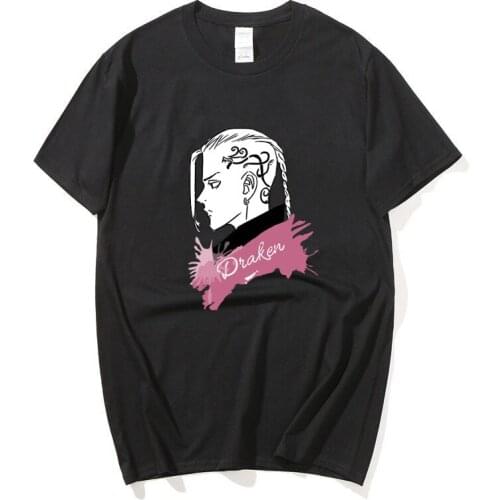 New Fashion Japanese Summer Anime Tokyo Revengers Print T-shirt Harajuku Mens Short Sleeve Streetwear Soft Plus Size