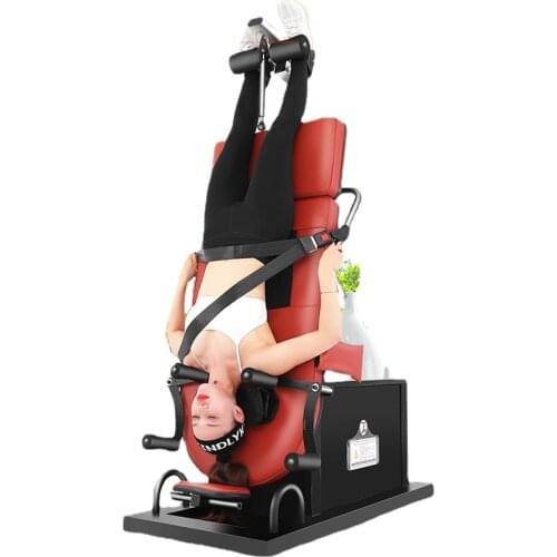 TT Inversion Table Household Electric Height Increasing Artifact Fitness Equipment Upside down Stretch Stool Neck Lumbar Disc