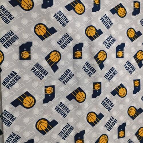 Cartoon Basketball Design Patchwork 100% Cotton Original Fabric Sewing Quilting DIY Needlework Material