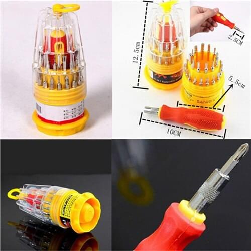New 31-In-1 Screwdriver For PDA Phone Computer Screwdriver Set Hard Drive Watch PSP Repair Tools Set