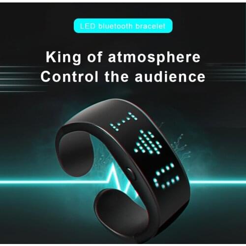 Wristbands Led Display Bracelet Luminous Bracelet Bluetooth Display APP Editing Anti-lost Function Lantern Bracelet smart watch