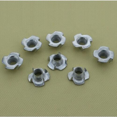 Galvanized four-prong nail four-pronged nut four-corner nail furniture nut four four jaw nut four corner nail furniture nut 5PCS