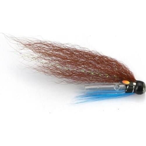 Riffle Hitch Hairy Mary Tube Fly Salmon Sea Trout Flies Plastic Tubes (8-pack)