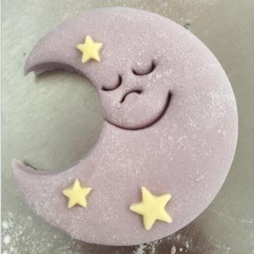 Food series Cute Moon Cloude Ice cream Folwers Cookie Cutters Fondant Biscuit Tools Made 3D Printed Cookie Cutter Set Cake Tools