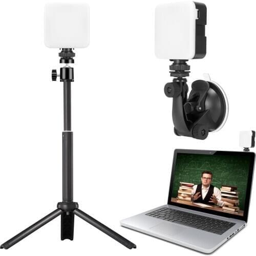 RGB Atmosphere lamp LED Video Light Camera light 3200-6500k16 to 45.5cm adjustable light stand tripod Notebook Computer Trottel