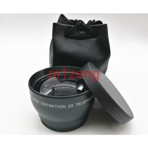 2.0x TELE Telephoto LENS Magnification for 37 49 52 55 58 mm canon nikon pentax sony fuji olympus DSLR/SLR Digital Camera