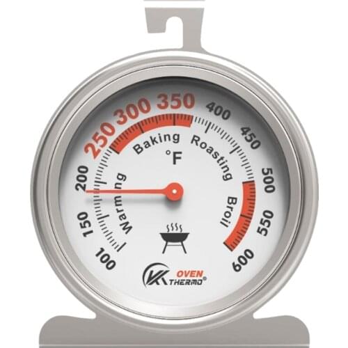 Refrigerator Freezer Thermometer Large Dial Stainless Steel Temperature Gauge Precision Oven Cooker Thermometers