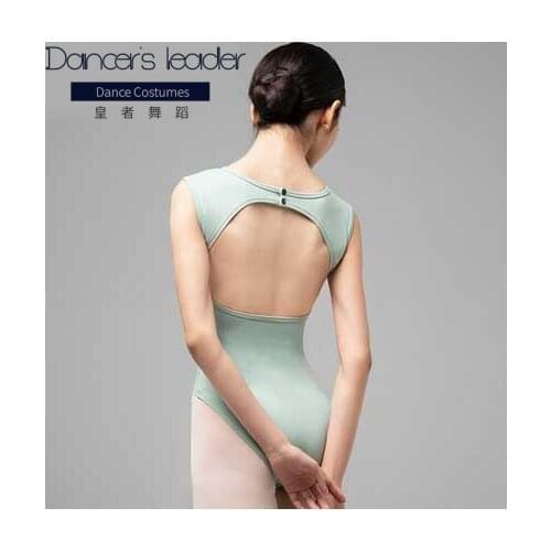 Ballet Leotard for Women Exercise Suit Sleeveless V-neck Gymnastics Tights Adult Aerial Yoga Clothing Sexy Swimwear