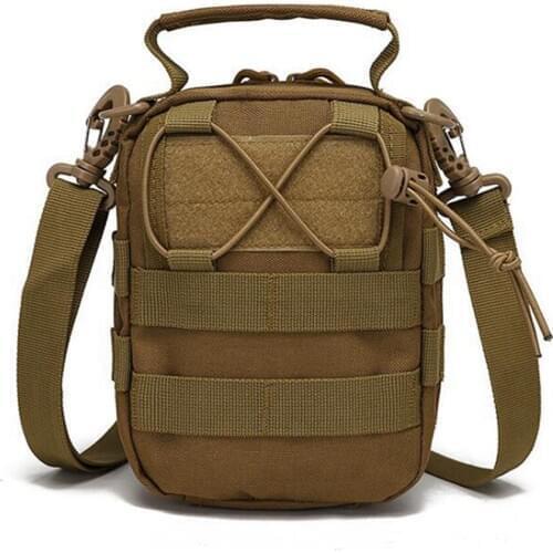 Outdoor Military Nylon Shoulder Bag Tactical Camping Hunting Portable Shoulder Bag Hiking Trekking Molle Backpack