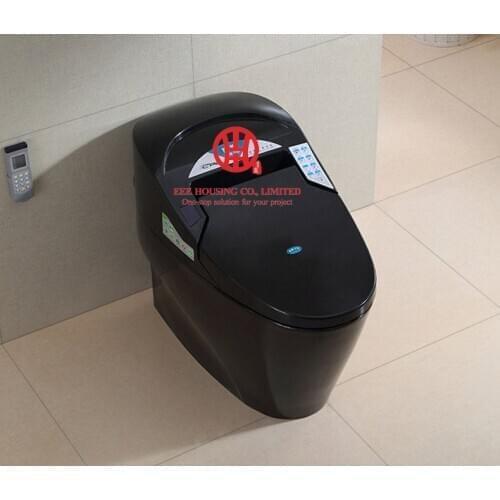 Commode intelligent toilet smart ceramic toilet North America S-trap 110V factory price Automatic clean flushing siphonic