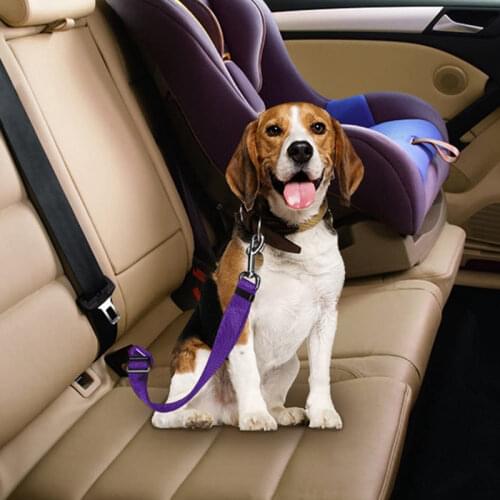 High Quality Universal Nylon Dog Seat Belt Seatbelt Harness Leash Clip Pet Dog Car Belt Security Keep Your Dog Safe When Drives