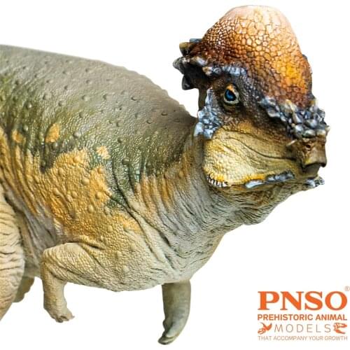 IN STOCK! PNSO Pachycephalosaurus Austin Figure Stygimoloch Pachycephalosauridae Dinosaur Model Collector Animal Adult Toy Gift