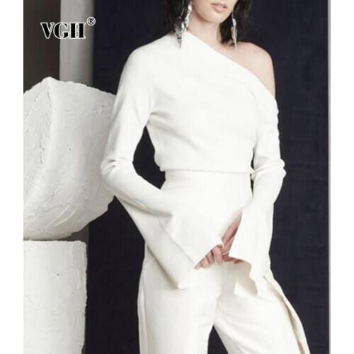 Женские базовые футболки VGH China At AliExpress