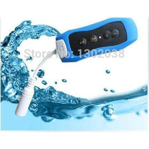 Built-in 4GB Swimming Diving Waterproof Underwater Sport MP3 Music Player With FM Radio Headphones USB Charging Cable Arm Band