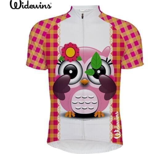 Woman Owl cycling jersey summer clothing bike wear team Italian tops bicycle cool shirt pink new road maillot ciclismo 5836