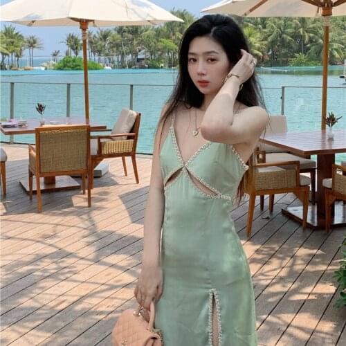 2021 Summer Women Sexy Dress Casaul Vacation Slim Sleeveless Party Vintage Womens Clothes Roupas Femininas Holiday Vestidos