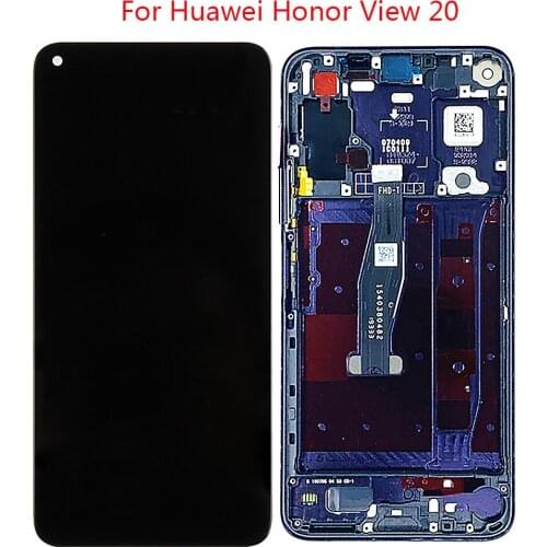 6.4"LCD For Huawei Honor View 20 PCT-AL10 LCD Display Touch Screen with Frame Digitizer Assembly For HUAWEI Honor View 20 LCD