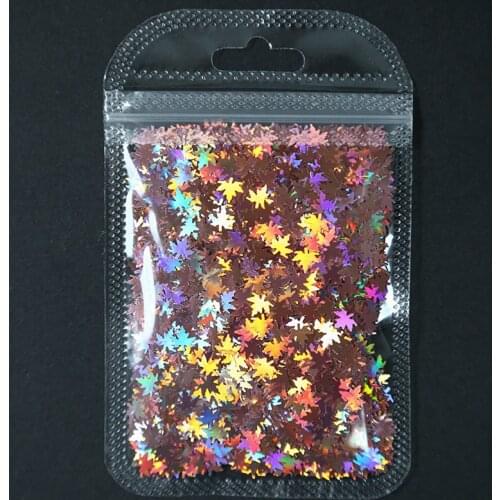 1Pack Colorful Holographic Butterfly Nail Glitter Flakes Shining Sequin For Nail Art Paillette For Manicure Laser UV Gel Tips