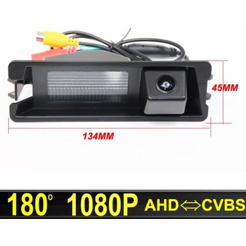 180 Degree AHD 1920x1080P Night Vision Car Rear View Reverse parking Camera For Nissan March Renaul t Logan Sandero