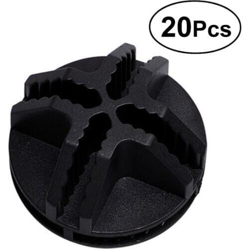 20 Pcs Wire Cube ABS Connectors for Wire Cube Storage Shelves and Modular Organizer Closet Cabinet Box Clasp Buckle Clip