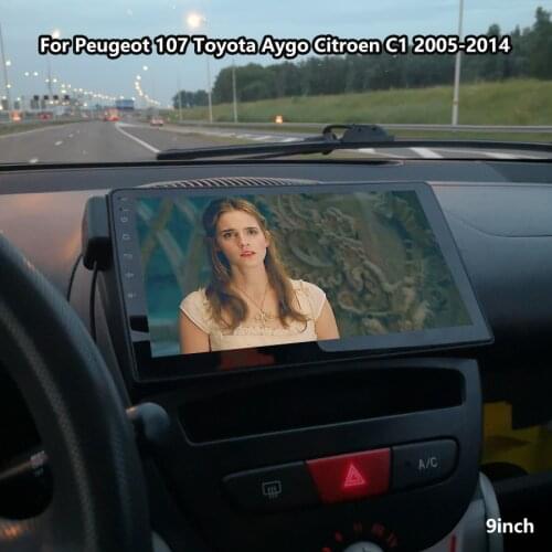 Android 10 Car Multimedia Video Player For Peugeot 107 Toyota Aygo Citroen C1 2005-2014 Radio Stereo Navigation GPS WIFI Carplay