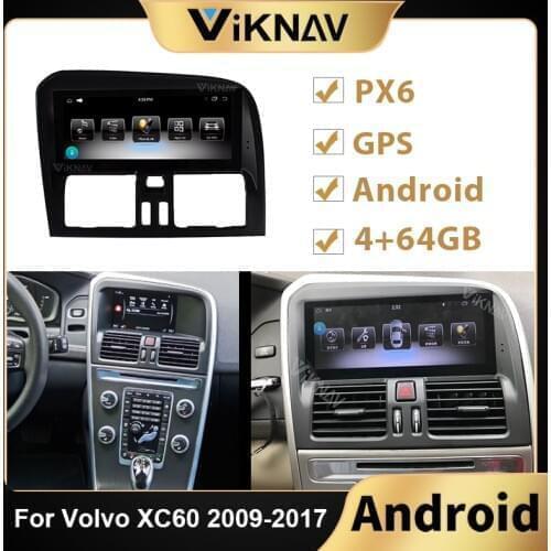 Android Tesla style car radio stereo multimedia player for Volvo XC60 2009-2017 car autoradio GPS navigation