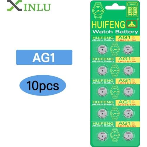 10pcs AG1 LR621 Battery 1.5V Akaline Battery for Watch 364 164 531 SR621 SR621SW SR60 SP364 Coin Button Cell Battery for Toys