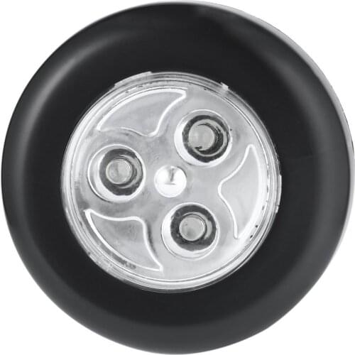 No Wiring Required Real Touch Control Night Lamp 3 LEDs Cordless Stick Tap Wardrobe Touch Lamp Battery Powered