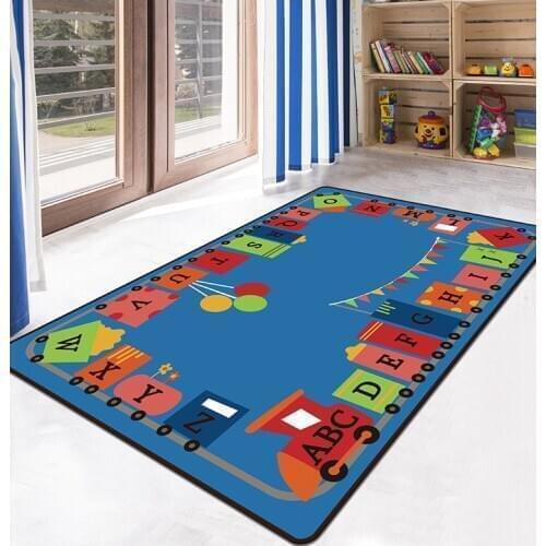 Kids Puzzle Game Shaggy Anti-Skid Floor play Mats 3D Carpet Non-slip rug Dining Living Room Soft Child Bedroom Mat Carpet 04