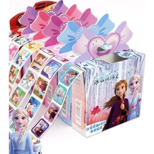 Disney Frozen 2 Elsa Anna Removable Stickers Princess Scrapbooking For Kids Decor Diary Notebook Decoration Toy Stickers