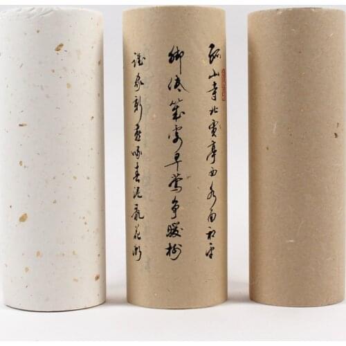 Chinese Calligraphy Rice Paper Bamboo Pulp Ripe Xuan Paper Long Roll Thicken Manual Painting Papel De Arroz Para Decoupage