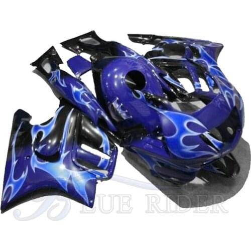 Injection Mold Fairings Kit for HONDA CBR 600 F3 1997-1998 CBR600 F3 97 98 Bodywork Fairing + Tank Cover ABS Plastic Blue Black