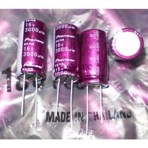 1pc Pioneer Customized ELNA 3000uF/16V Electrolytic Capacitors Hi-Fi Audio
