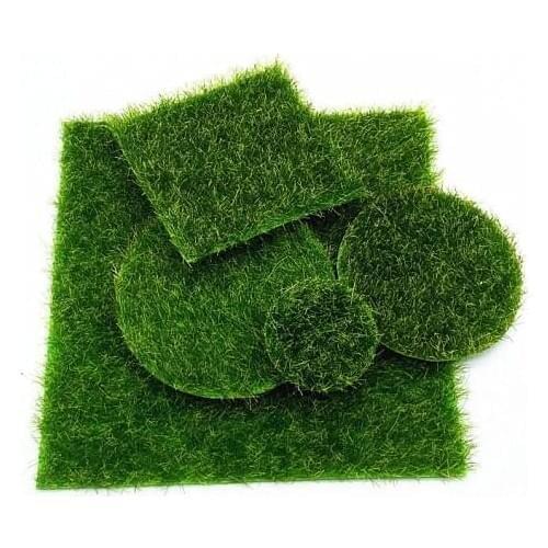 Square Round Artificial Lawn Plants Wedding Bonsai Decor Home Christmas Decoration Craft DIY Accessories