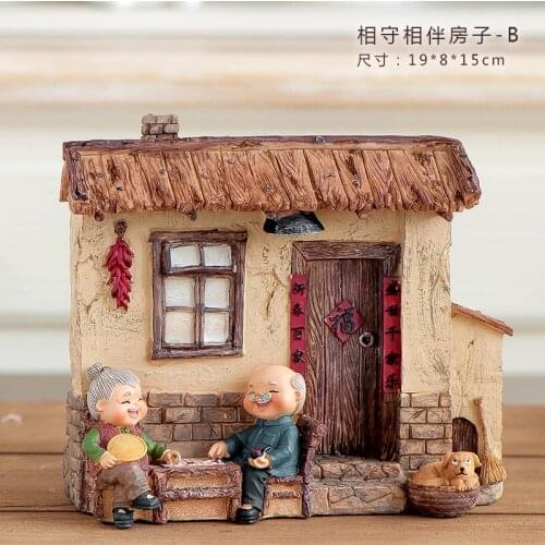 Cute Creative Ornaments Characters Crafts Decoration Christmas Gifts Wedding Home Decorations DD6BJ