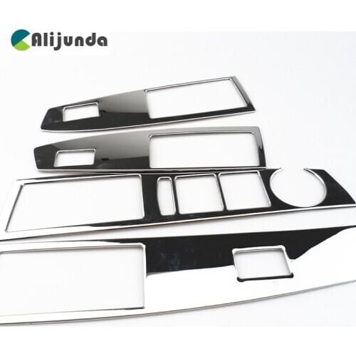 4pcs Vehicle Interior Door Window Elevator Key Button Arm Plate Armrest Trim Cover Sticker for Chevrolet Cruze 09-2015