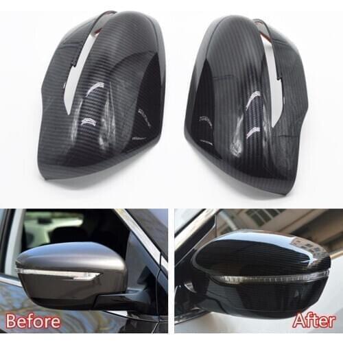 Car Exterior Rearview Mirror Cover Styling Stickers For Nissan Murano 2015 2016 2017 Exterior Parts 2 Colors Available