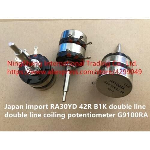 Original new 100% RA30YD 42R B1K double line coiling potentiometer G9100RA (SWITCH)