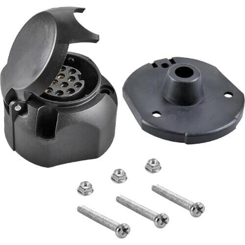 13 Pin Trailer Truck Caravan Towbar Socket Plug Adapter Converter