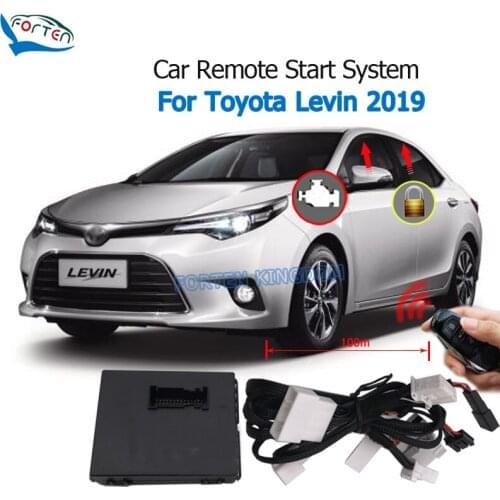 Forten Kingdom Car Remote Engine Start System Module For Toyota Levin 2019 With Window Close Door Lock Plug and Play