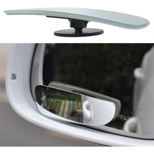 Car Mirror Adjustable 360 Degree Wide Angle Convex Blind Spot Mirror Parking Auto motorcycle Rear View Mirror Accessories 1 Pair