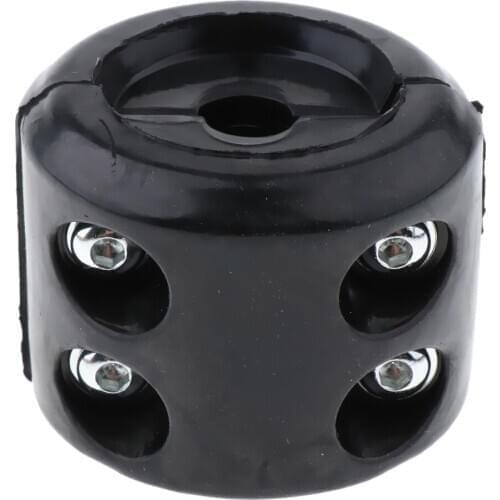 Wide: 2 5/8 inches Thick1 3/4 inchesGeneral Bike ATV UTV Winch Cable Hook Stopper Rubber Cushion Stopper Line Saver